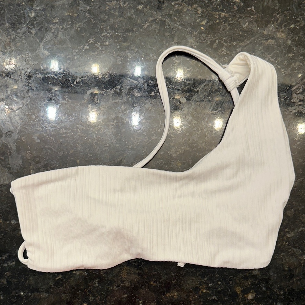 Onia White Bikini Top
